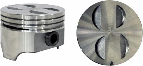 Set of 8 Flat Top Pistons | Compatible with Ford: 63-68 4.7L/289 and 77-92 5.0L/302 OHV V8 16V | 1.585" Compression Height | Size = .040 (1.00mm Oversized) in Saudi Arabia