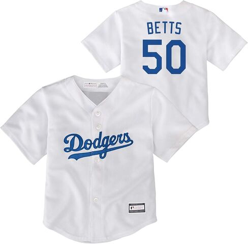 Outerstuff Mookie Betts Los Angeles Dodgers MLB Toddler 2-4 White Home Player Jersey in Saudi Arabia