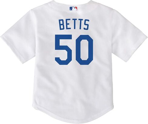 Outerstuff Mookie Betts Los Angeles Dodgers MLB Toddler 2-4 White Home Player Jersey in Saudi Arabia