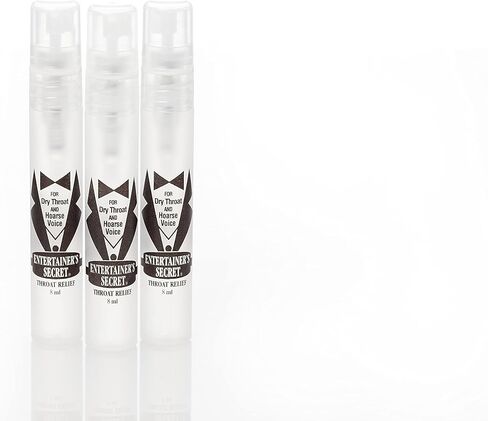 Entertainer's Secret Throat Relief Bray Pocket Pak Trio ، 0.27 Fl Oz (حزمة 3) in Saudi Arabia