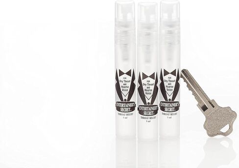Entertainer's Secret Throat Relief Bray Pocket Pak Trio ، 0.27 Fl Oz (حزمة 3) in Saudi Arabia