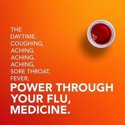Vicks DayQuil & NyQuil Intense Flu Liquid, Value Pack, Over-The-Counter, Multi-Symptom, Powerful Relief for Body Aches, Fever, Headache, Sore Throat, and Cough, 6 Hour Relief, Cherry Flavor, 12 FL OZ in Saudi Arabia