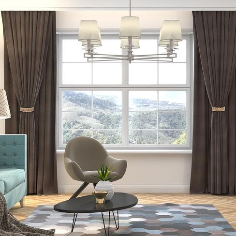 4 Pack Boho Braided Curtain Tiebacks, Farmhouse Rustic Curtain Tie Backs Handmade Light Weight Drapes Holdbacks Flexible Burlap Rope Tie for Home Office Outdoor Bedroom Decorative in Kuwait