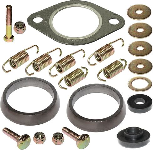 Caltric Muffler Gasket & Kits Compatible with Polaris Scrambler 400 4X4 1997 1998 1999 2000 2002 in Saudi Arabia