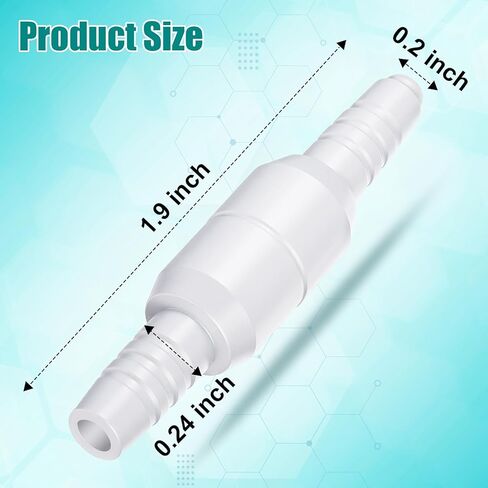 Geiserairailie 10 حزمة موصل دوارة أنابيب الأكسجين ، موصل قنية خرطوم 360 درجة تجنب تشابك الأنبوب ، دليل تسرب ضمان تدفق سلس للأكسجين ، ملحقات مركزة الأكسجين المنزلية in Kuwait