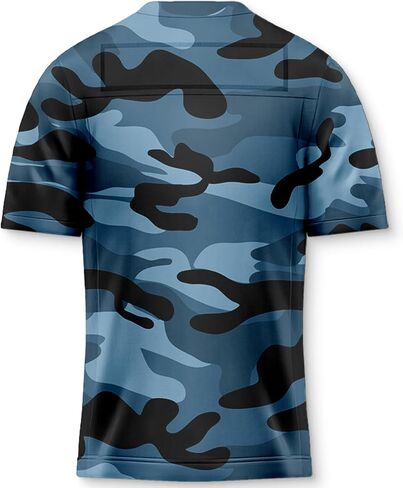 Men's 4th of July USA Flag Football Jerseys for Independence Day Red White Blue Shirts American Patriotic Jersey in Saudi Arabia
