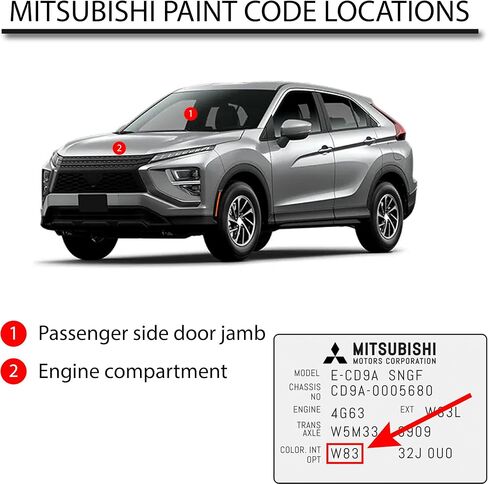 إمدادات الطلاء R & E متوافقة مع Mitsubishi R71 ، Passion Red/Caracas Red Automotive Paint ، 11oz Aerosol in Kuwait