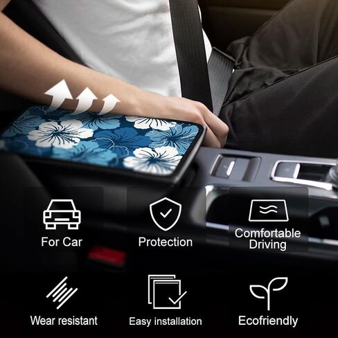 1PC CENTOR CENTOLE CONREST ARMREST PAD 12.6x7.5 بوصة زهرة Neoprene CARREST CUSHION ROARPRISTS ARMSRESTS COVERTORTER COVERTOR in Saudi Arabia
