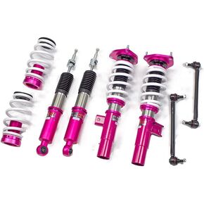 Godspeed MSS0400-D MonoSS Coil-overs Suspensions Kit for #Volkswagen Golf GTI (MK5) 2006-09 (55MM FLM), 16 Levels Damping, Ride Height Adjustable in Saudi Arabia
