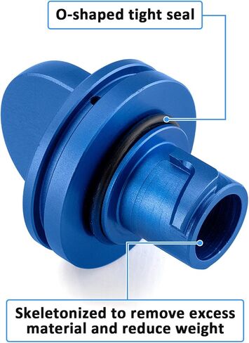 WSAYS MAGNECT BILLET الألومنيوم الأزرق ديزل سائل العادم CAP/DEF CAP & GREEN CAPE متوافق مع Dodge RAM CUMMINS ECODIESEL 1500/2500/3500/4500/5500 2013-2018 شاحنة بيك آب in Saudi Arabia