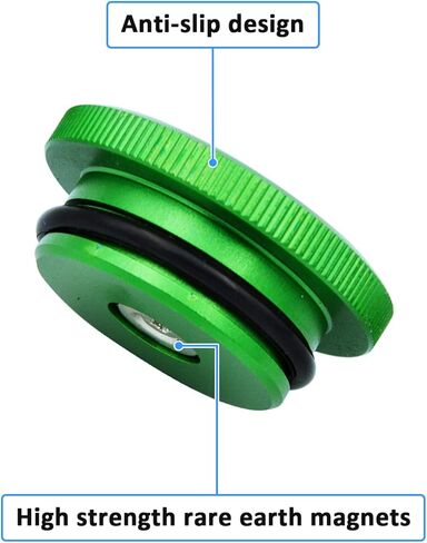WSAYS MAGNECT BILLET الألومنيوم الأزرق ديزل سائل العادم CAP/DEF CAP & GREEN CAPE متوافق مع Dodge RAM CUMMINS ECODIESEL 1500/2500/3500/4500/5500 2013-2018 شاحنة بيك آب in Saudi Arabia