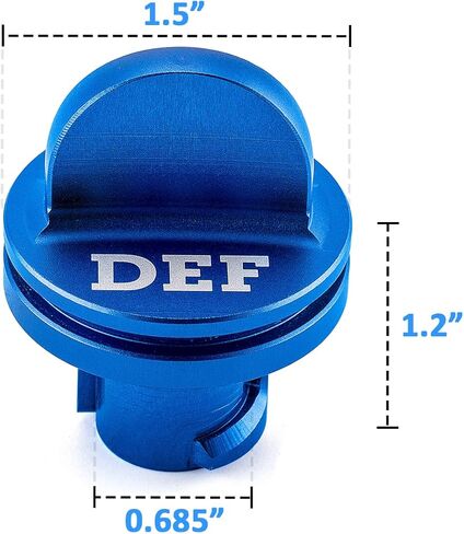 WSAYS MAGNECT BILLET الألومنيوم الأزرق ديزل سائل العادم CAP/DEF CAP & GREEN CAPE متوافق مع Dodge RAM CUMMINS ECODIESEL 1500/2500/3500/4500/5500 2013-2018 شاحنة بيك آب in Saudi Arabia