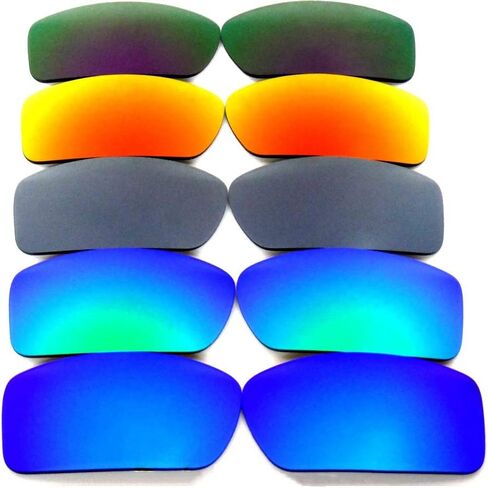 عدسات استبدال Galaxylense لـ Oakley Gascan Blue & Green & Gray & Red & Purple Color Diash 5 Pairs ، S & H. in Kuwait