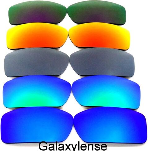 عدسات استبدال Galaxylense لـ Oakley Gascan Blue & Green & Gray & Red & Purple Color Diash 5 Pairs ، S & H. in Kuwait