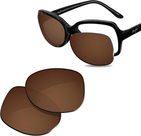 100% Precise-Fit Replacement Sunglass Lens for Maui Jim Canoes MJ208 in Saudi Arabia