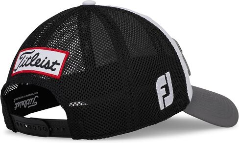 Titleist Tour Sports Staff Collection Extra Large to Double Extra Large Golf Cap with Curved Bill, Mesh Back, Stylish Design, and Odor Control, Black in Kuwait