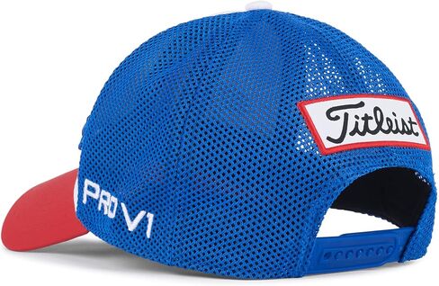 Titleist Tour Sports Staff Collection Extra Large to Double Extra Large Golf Cap with Curved Bill, Mesh Back, Stylish Design, and Odor Control, Black in Kuwait