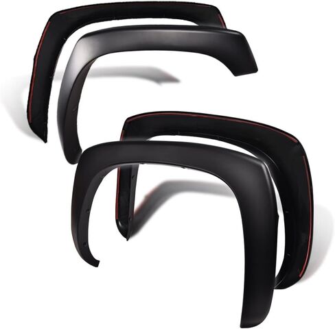 PIT66 Fender Flares, Compatible With 1999-2006 Chevy Silverado GMC Sierra/2000-2006 Suburban Yukon XL/2002-2006 Avalanche 68.4", 78", 69.2", 96" Bed Factory Style Smooth Wheel Flares Set, 4 PCS in Saudi Arabia