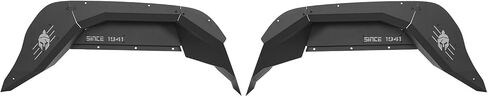 Hooke Road Gladiator JT Rear Inner Fender Liners, SPARTAN Steel Wheel Well Liner Covers Compatible with Jeep Gladiator JT 2020 2021 2022 2023 2024 2025 2/4 Doors - 2PCS in Saudi Arabia