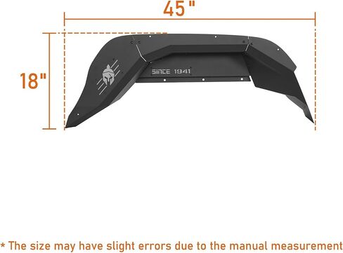 Hooke Road Gladiator JT Rear Inner Fender Liners, SPARTAN Steel Wheel Well Liner Covers Compatible with Jeep Gladiator JT 2020 2021 2022 2023 2024 2025 2/4 Doors - 2PCS in Saudi Arabia