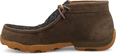 Twisted X Men's Work Chukka Driving Moc, Distressed Saddle, 9 M in Kuwait
