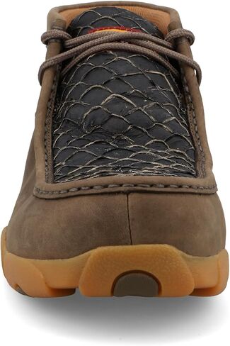Twisted X Men's Work Chukka Driving Moc, Distressed Saddle, 9 M in Kuwait