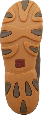 Twisted X Men's Work Chukka Driving Moc, Distressed Saddle, 9 M in Kuwait