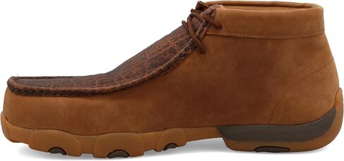 Twisted X Men's Work Chukka Driving Moc, Distressed Saddle, 9 M in Kuwait