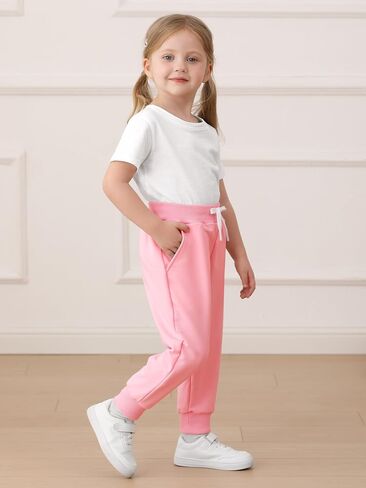 Resinta 3 Packs Girls 'Girls Tovdans Toddler active jogger pants Kids Disual Athletic Athle in Saudi Arabia