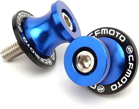 متوافق مع CFMOTO دراجة نارية Swingarm البراغي الخلفية الحامل براغي Sliders CF MOTO 250SR 450SS 400GT 650GT 650MT 650NK 700CLX 800MT 700MT (الأحمر) in Saudi Arabia