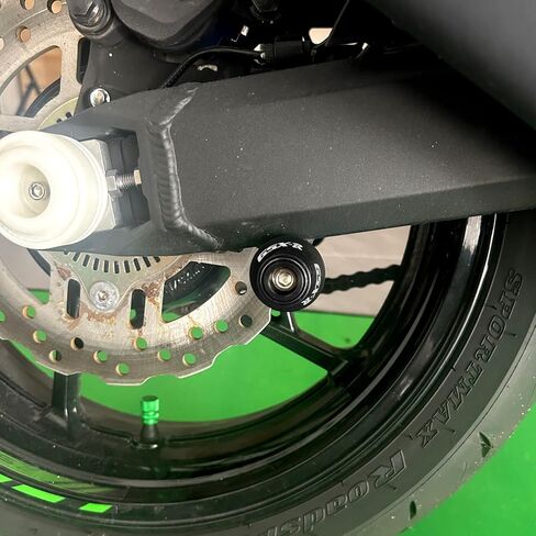 Fit For Suzuki GSXR 600 2005 GSXR 750 2018 GSXR 1000 GSX1300R GSX-8R GSXR 125 GSX-R 150 CNC Motorcycle Swingarm Spools Sliders Swing arm Spools Stand Screws (Black) in Kuwait