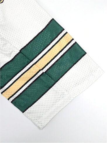 Men's Y2K Mesh Jersey Shirts V Neck Half Sleeve Number Graphic Tees Color Block Sport T Shirt in Kuwait