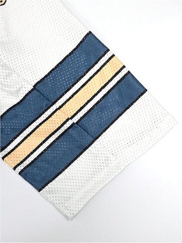 Men's Y2K Mesh Jersey Shirts V Neck Half Sleeve Number Graphic Tees Color Block Sport T Shirt in Saudi Arabia