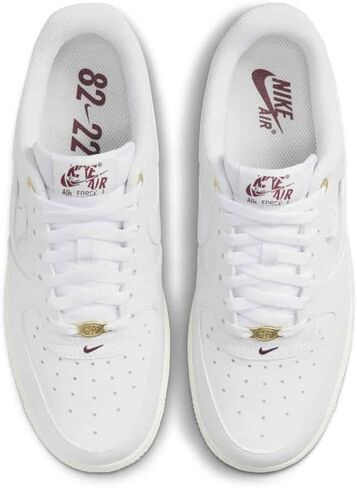 حذاء AIR Force 1 '07 PRM للسيدات - مقاس 8 US - أبيض/أحمر الفريق in Saudi Arabia