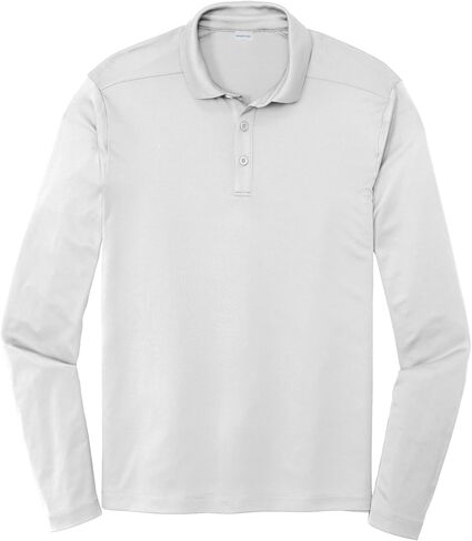 SPORT-TEK Unisex Posi-UV Pro Long Sleeve Polo | Classic Fit Collared Shirt for Men & Women, UPF 50 Protection for Wear & Work in Saudi Arabia