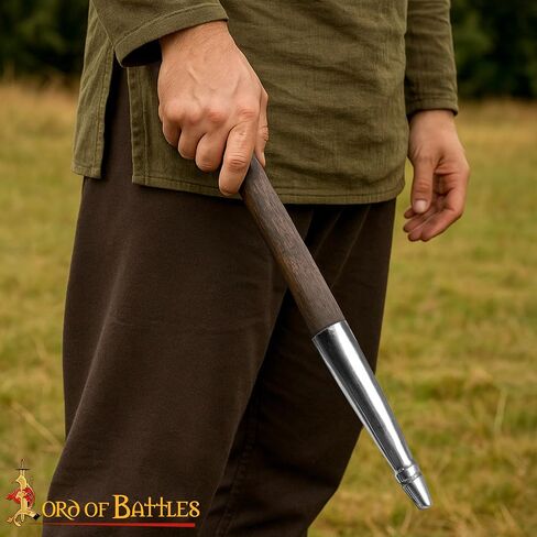 Lord of Battles Medieval Spear Butt Cap Viking Spearpoint Butt Steel Tip for Spears, Poles, & Outdoor Tools in Saudi Arabia