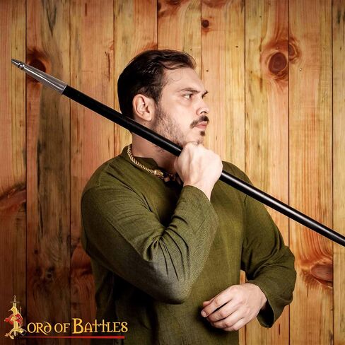 Lord of Battles Medieval Spear Butt Cap Viking Spearpoint Butt Steel Tip for Spears, Poles, & Outdoor Tools in Saudi Arabia