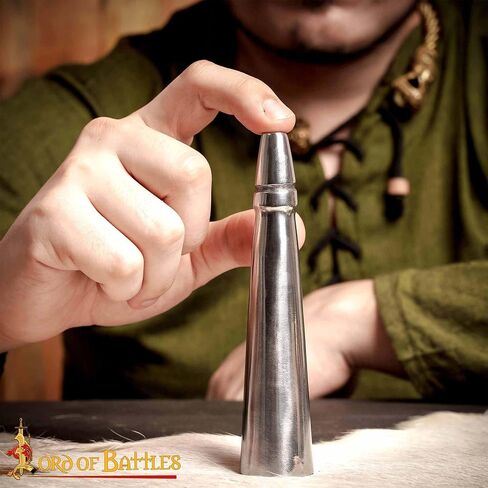 Lord of Battles Medieval Spear Butt Cap Viking Spearpoint Butt Steel Tip for Spears, Poles, & Outdoor Tools in Saudi Arabia