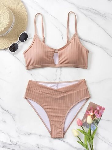 Women's High Waisted Bikini Sets Two Piece Swimsuit Bathing Suit 2024 in Saudi Arabia