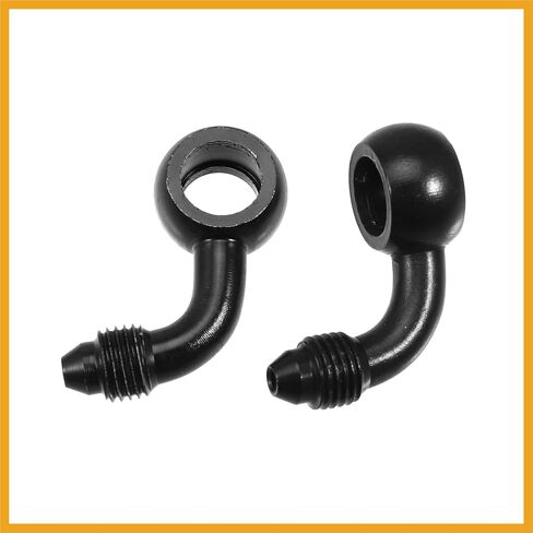 Brake Hose AN3 28 90 Degree M10 Motorcycle Hydraulic Brake Line Oil Hose Pipe Fitting for ATV Motorcycle Motocross Racing Bike 240cm Black 1Set Replacement in Saudi Arabia