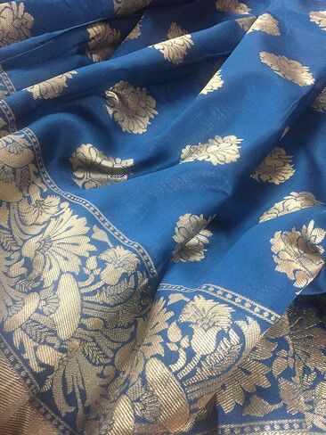 Nivah Fashion Women's Banarasi Art Silk Saree with Blouse Piece in Kuwait