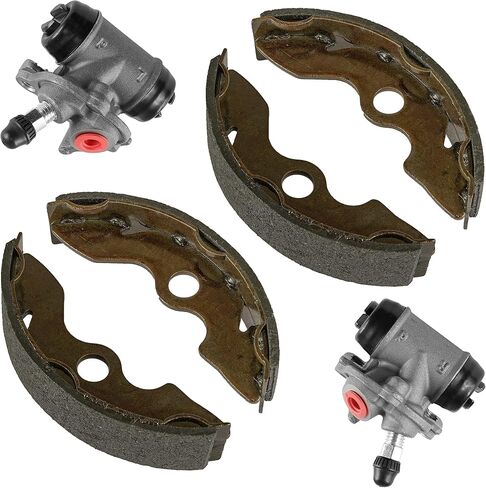 أسطوانة فرامل العجلة الأمامية Caltric مع أحذية متوافقة مع Honda Recon 250 TRX250TE 2002-2009 2011-2023 in Kuwait