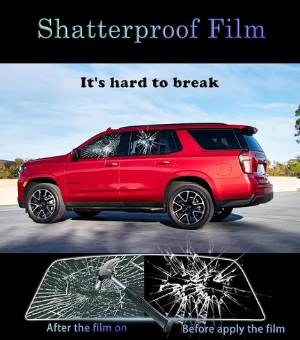 Windows Precut Tint Film Windshield Strip Cars Sun Flocking Protection Privacy Anti Shatter Glass 2 Ply Computer Cut أي ظلال صبغة لشيفروليه أفالانش 2002-2006 in Kuwait