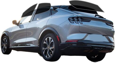Precut Window Tint Film Front Two Door Windows Film Cars Sun Blocking Protection Privacy Anti Shatter Glass 2 Ply Computer Cut Any Tint Shade for Ford Mustang Mach E 2021-2025 in Kuwait