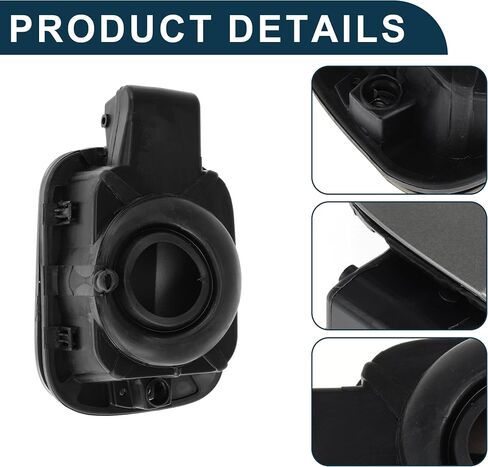 Fuel Tank Door Cap for Volkswagen Jetta 2012-2018 Fuel Filler Flap Cover Bolt Type No.16D809857 Gray ABS in Saudi Arabia
