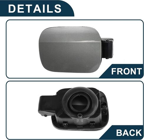 Fuel Tank Door Cap for Volkswagen Jetta 2012-2018 Fuel Filler Flap Cover Bolt Type No.16D809857 Gray ABS in Saudi Arabia
