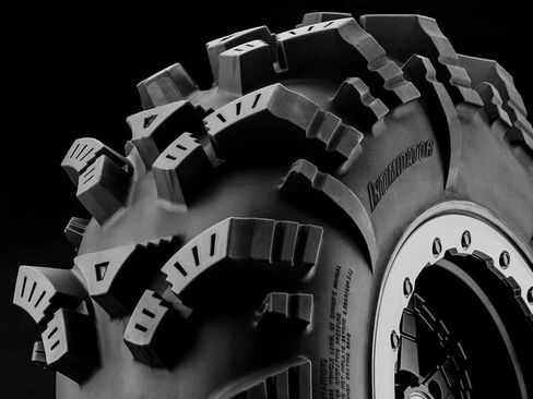 SuperATV Intimidator UTV/ATV Mud Tire for RZR, X3, General, Maverick, Ranger, Rock & All Terrain UTV Mud Tire | 32x10-14 | 2" Tread Depth | 6 Ply Ratings in Saudi Arabia