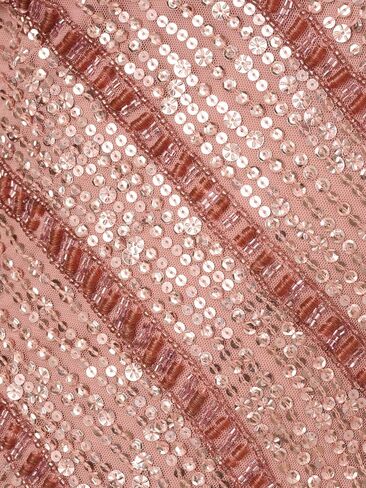 Adrianna Papell Women's Bead Mesh Long Dress in Saudi Arabia
