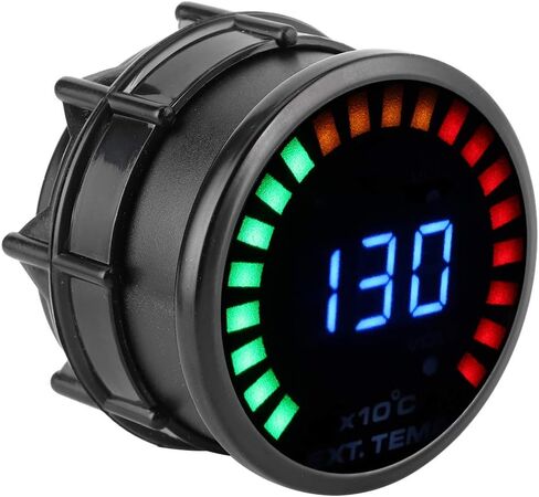 Digital EGT Meter LED Temp Gauge Gas Temperature Meter for Gas Vehicle 2in 52mm in Saudi Arabia