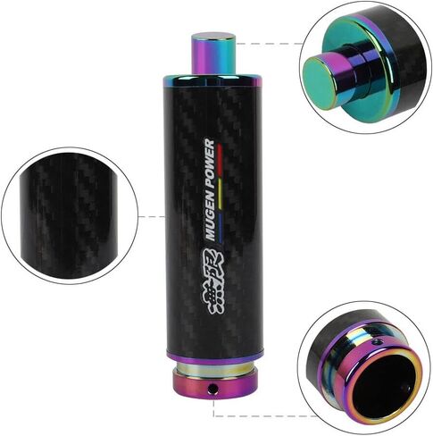 Auto Car Assactory 1x لـ Mugen Neo Chrome Carbon Car Car Handle Hand Brake Sleeve Universal Style_8888 in Saudi Arabia